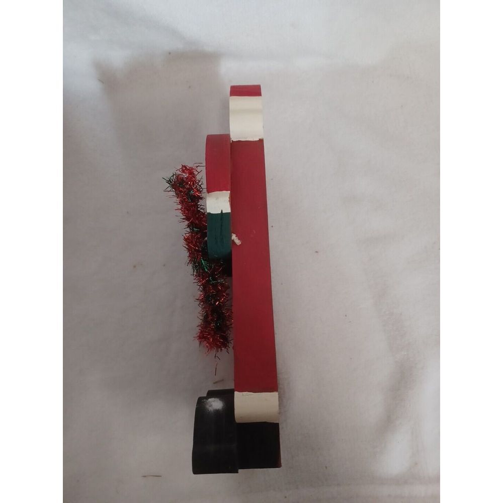 Vintage  Wood‎ Santa. - Picture 3 of 6
